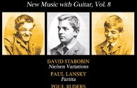 David Starobin – New Music with Guitar, Volume 8